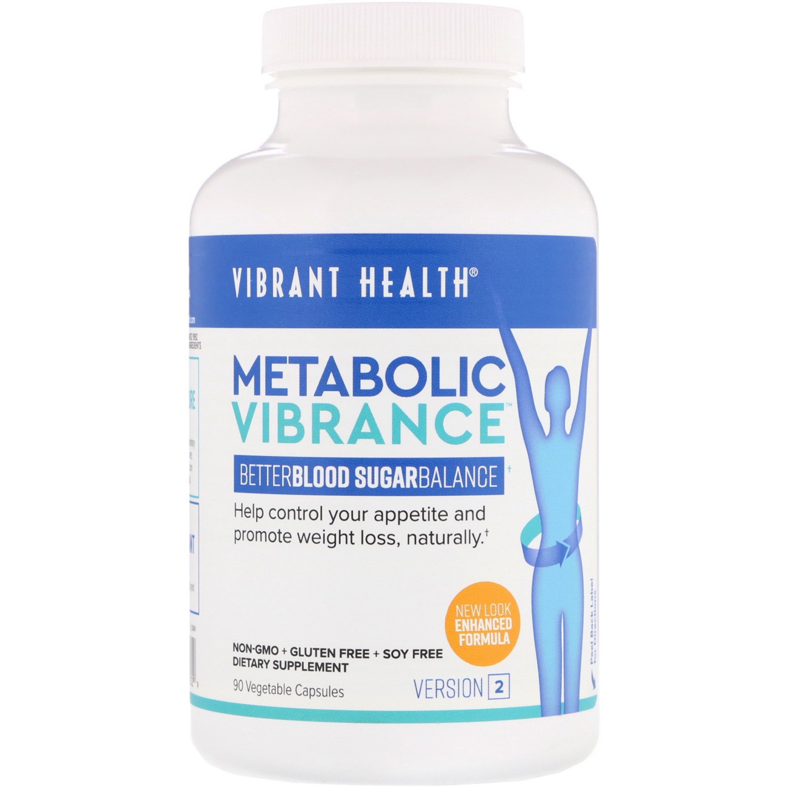Vibrant Health, Vibração Metabólica, Versão 2, 90 Cápsulas Vegetais