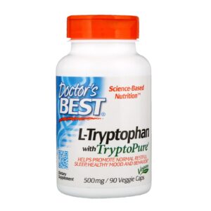 Comprar doctor's best, l-tryptophan with tryptopure, 500 mg, 90 veggie caps preço no brasil l-triptofano suplementos suplemento importado loja 43 online promoção -