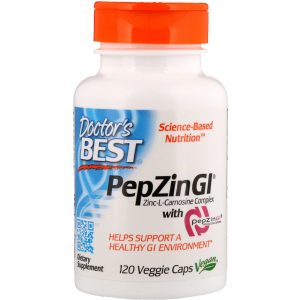 Comprar doctor's best, pepzin gi, complexo de zinco-l-carnosina, 120 cápsulas vegetais preço no brasil vitaminas e minerais zinco suplemento importado loja 221 online promoção -