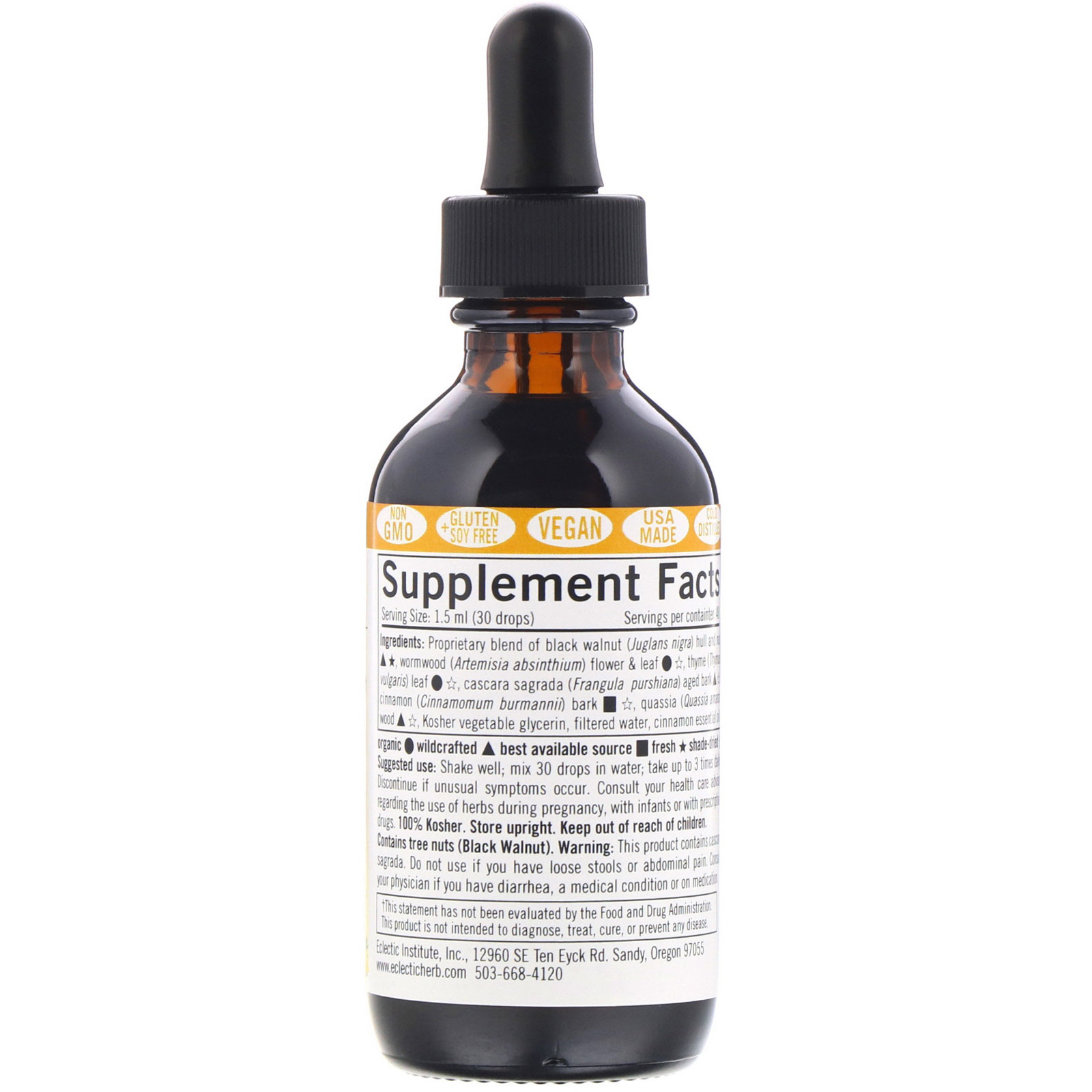 Eclectic Institute, Para-Fight, Aromatizado com Canela, 60 ml (2 fl oz) - Imagem 2