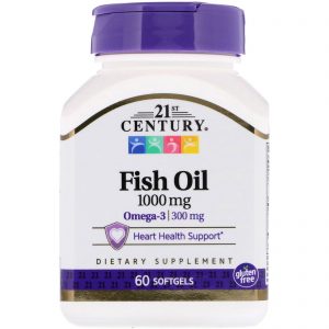 Comprar 21st century, óleo de peixe, 1000 mg, 60 cápsulas preço no brasil ômega 3 óleo de peixe suplementos nutricionais suplemento importado loja 293 online promoção -