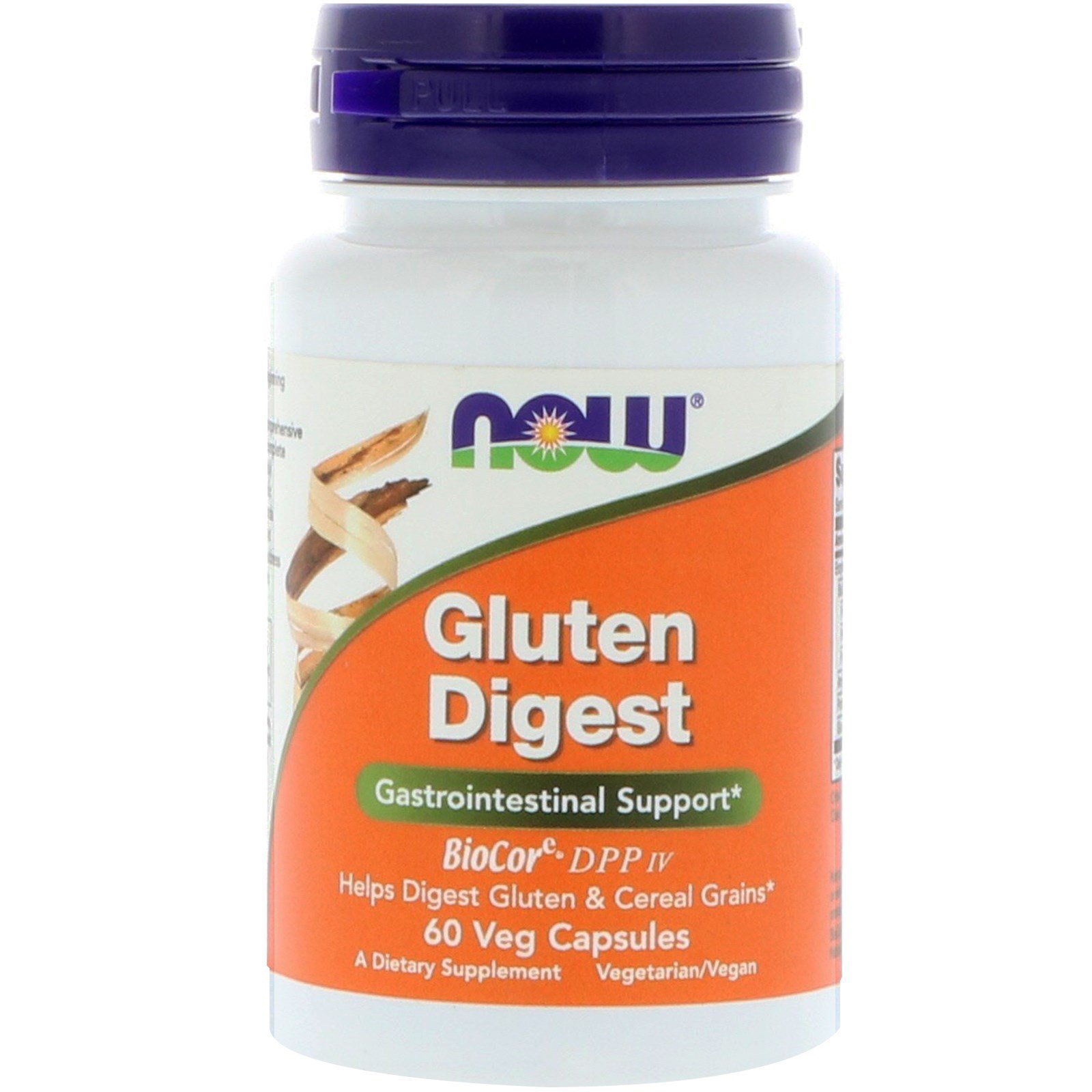 Now Foods, Gluten Digest, 60 Cápsulas Vegetais