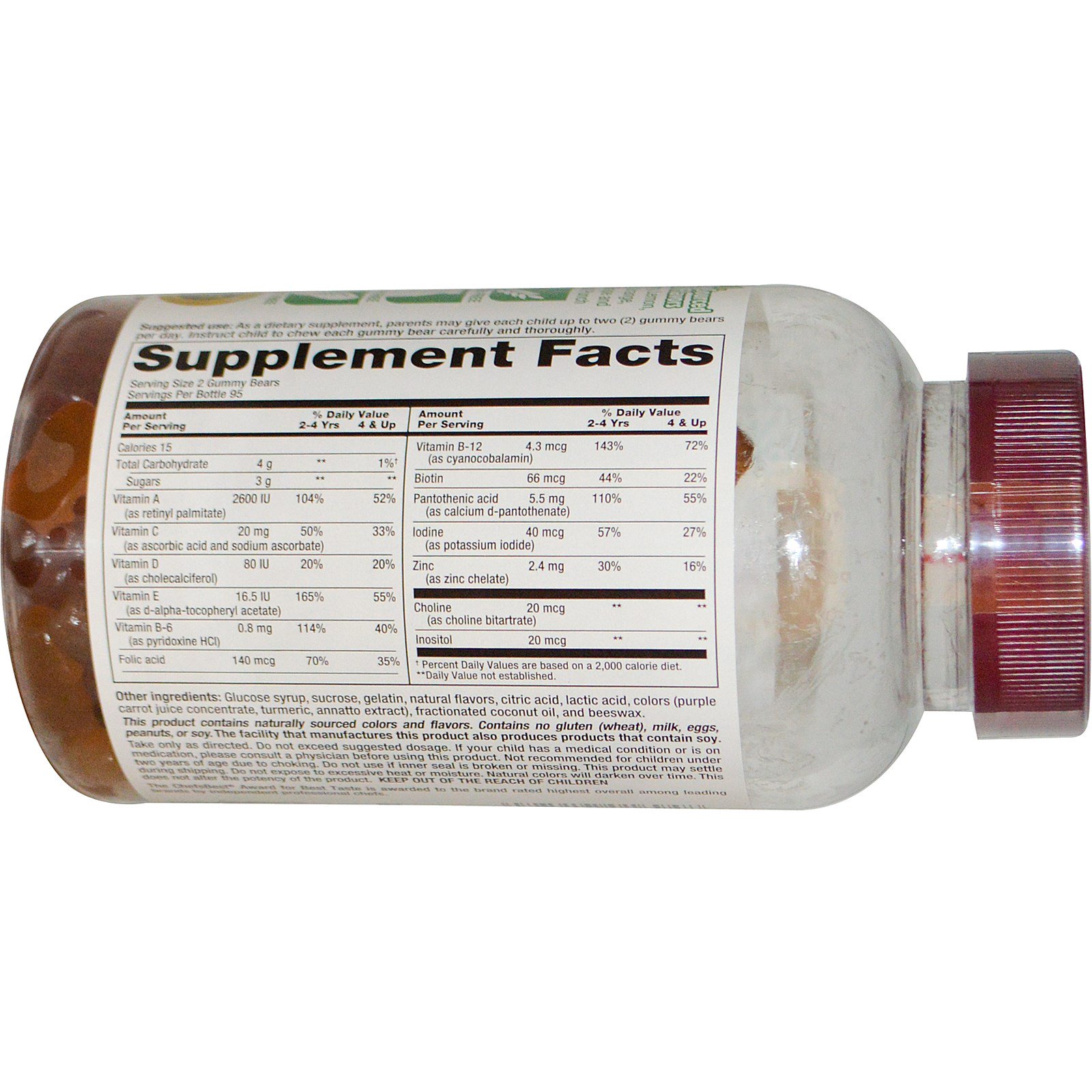 Nutrition Now, Rhino, Gummy Multi-Vitamin, 190 Gummy Bears - Imagem 2