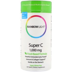 Comprar rainbow light, super c, 1. 000 mg, 60 comprimidos preço no brasil marcas a-z multivitamínico feminino rainbow light saúde da mulher suplementos suplemento importado loja 43 online promoção -