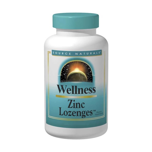 Source Naturals, Wellness, Pastilhas de Zinco, Pêssego-Framboesa, 23 mg, 120 pastilhas