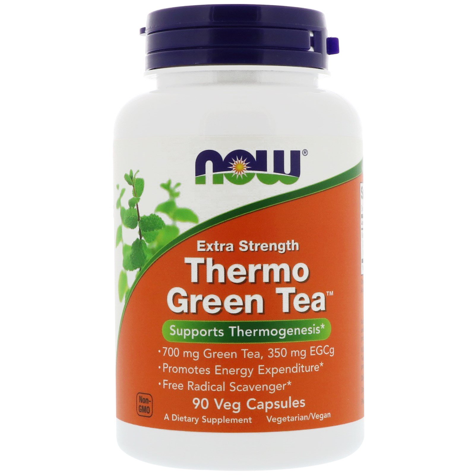 Now Foods, Thermo Chá Verde, 90 Cápsulas Vegetais