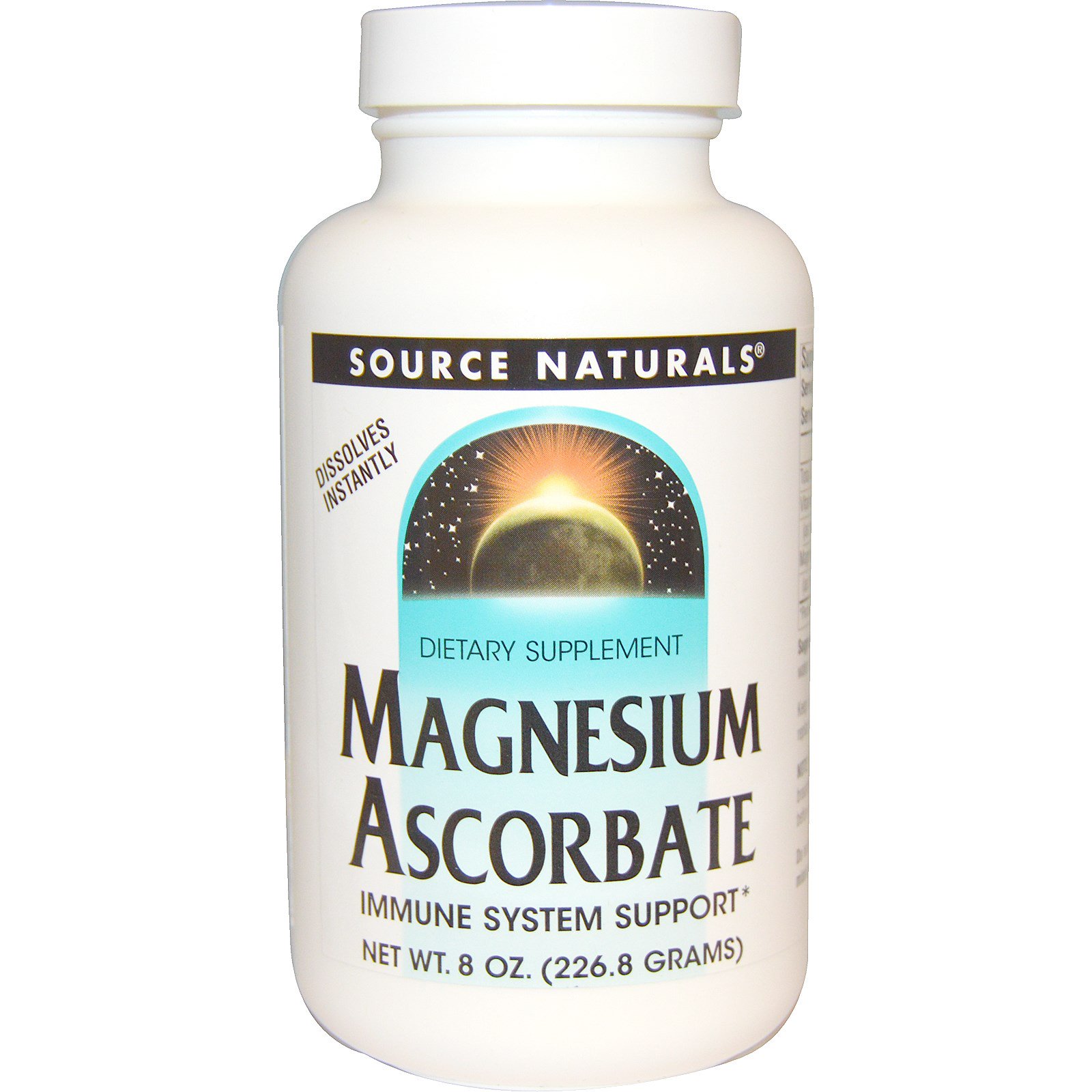 Source Naturals, Ascorbato de Magnésio, 8 oz (226,8 g)