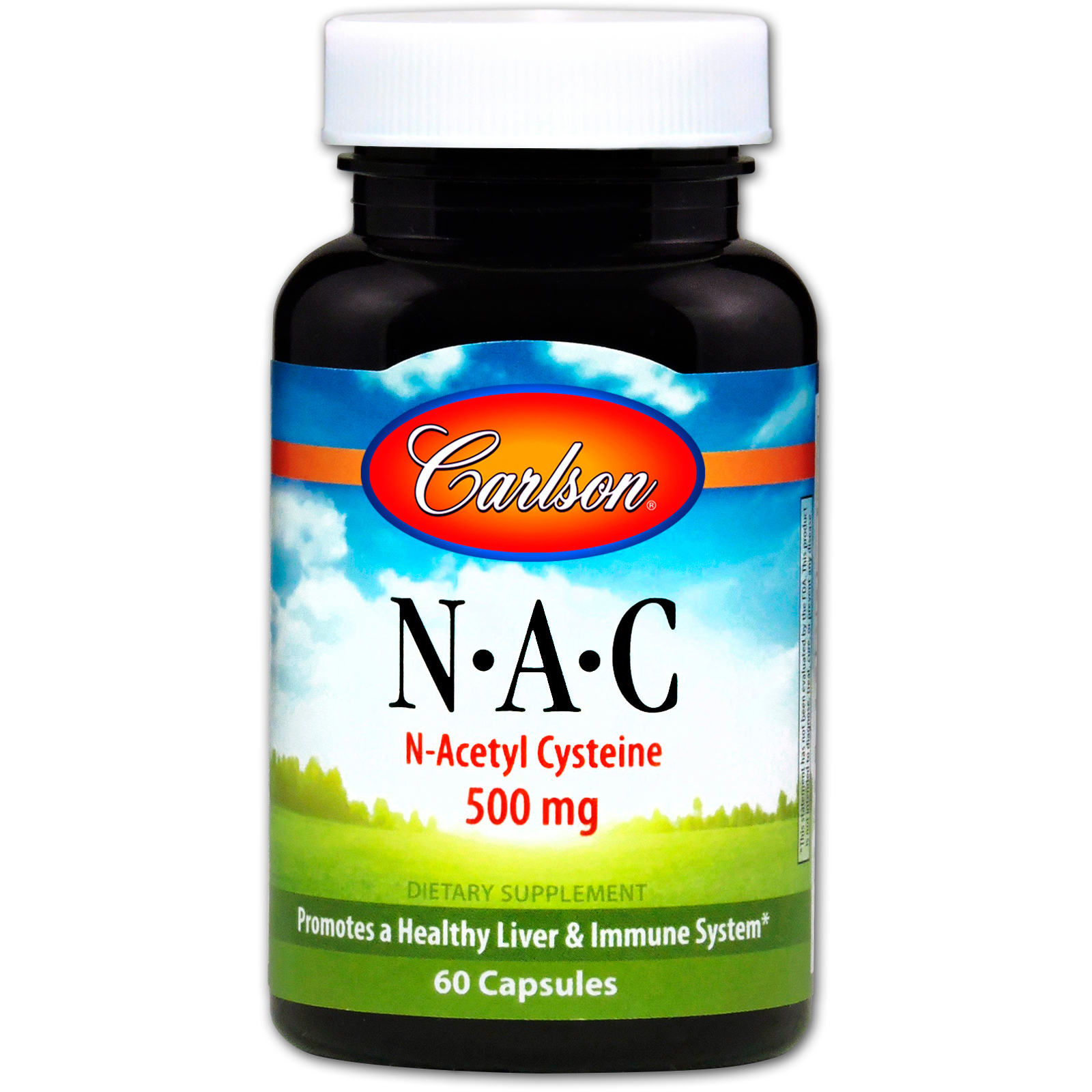 Carlson Labs, N·A·C, 500 mg, 60 Cápsulas
