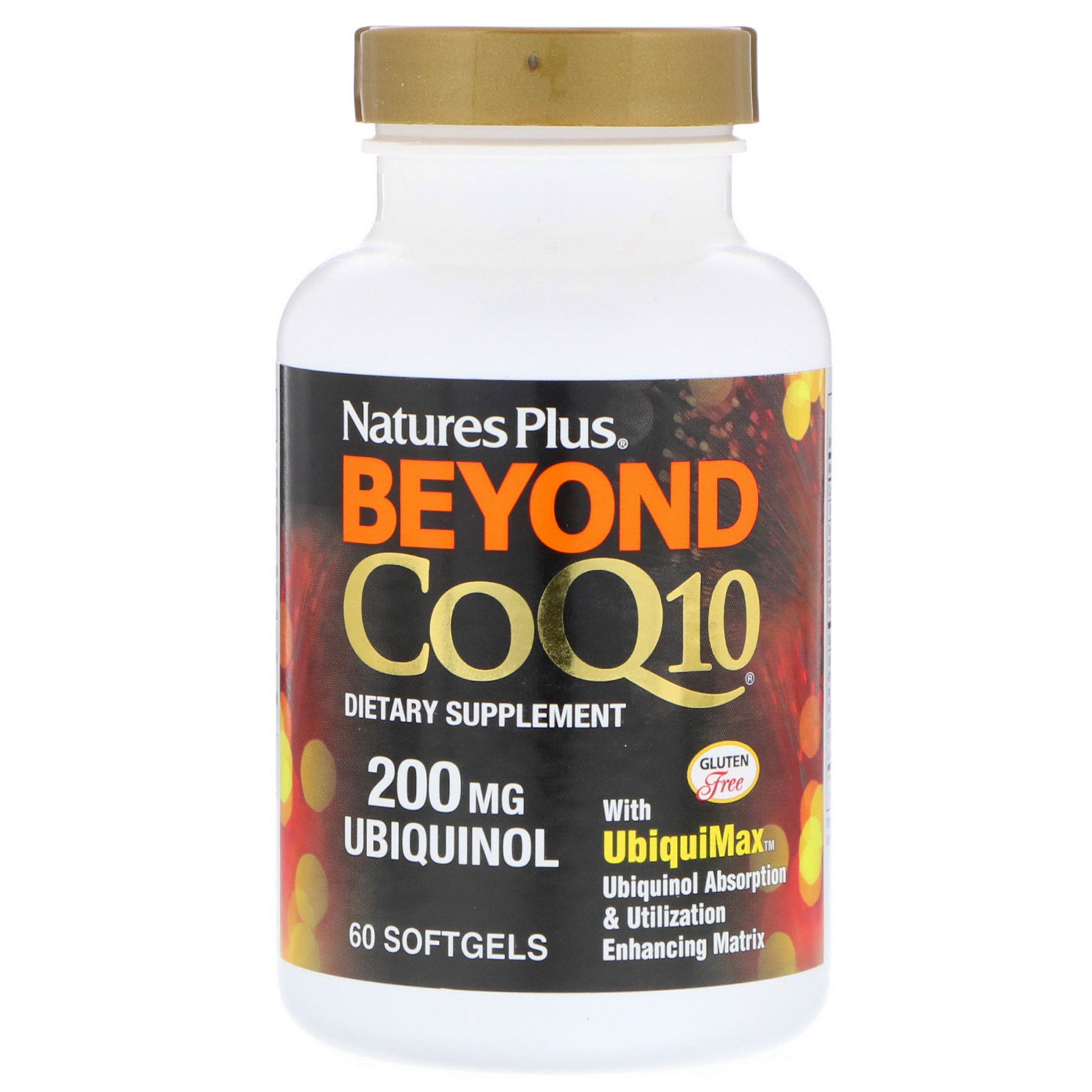 Nature's Plus, Beyond CoQ10, Ubiquinol, 200 mg, 60 Cápsulas Softgel - Imagem 3