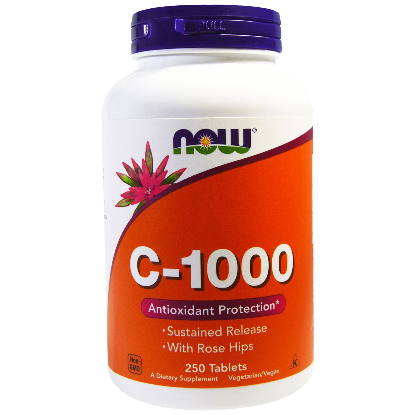 Now Foods, C-1000, 250 Comprimidos