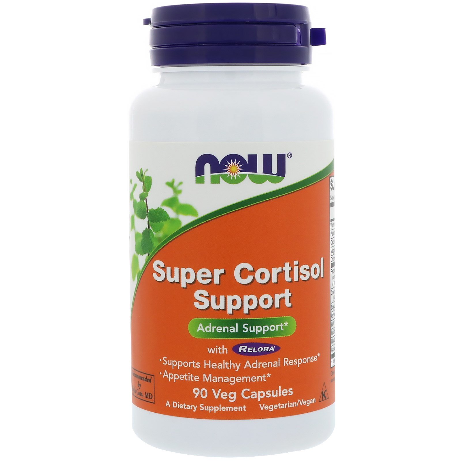 Now Foods, Super Cortisol Support, 90 Cápsulas Vegetais