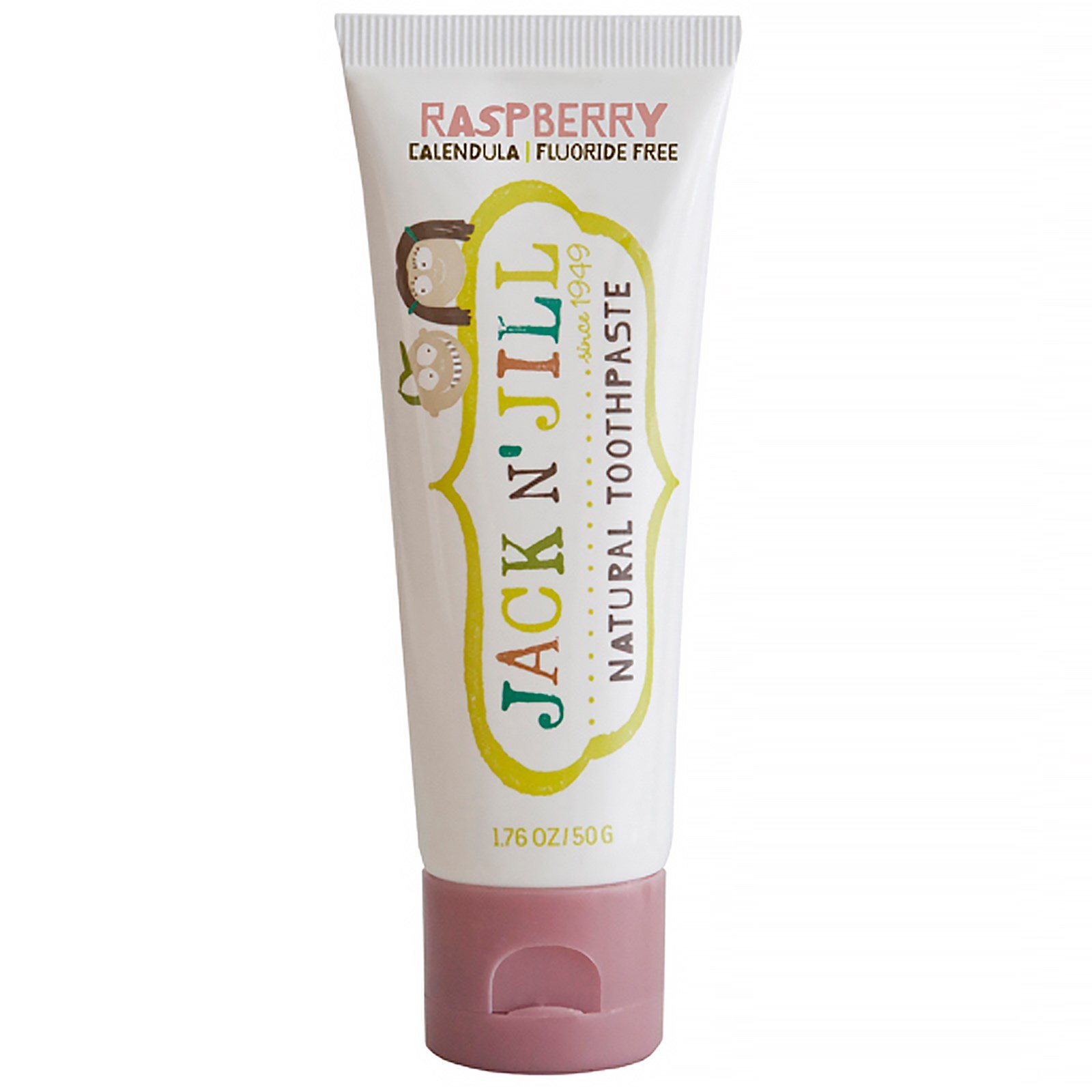 Jack n' Jill, Creme Dental Natural, Framboesa, 50 g (1,76 oz)