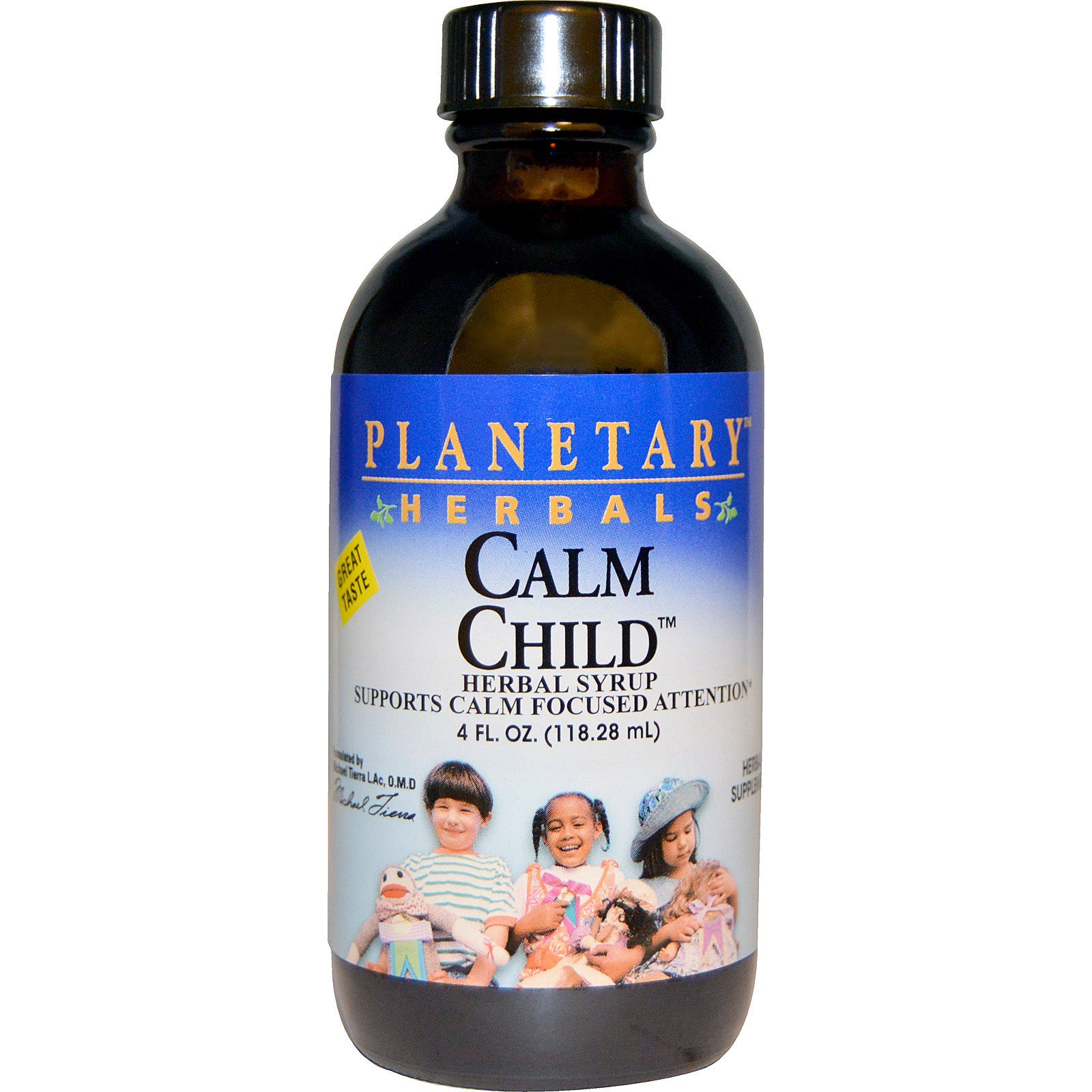 Planetary Herbals, Criança Calma, xarope de ervas, 4 fl oz 118.28 (mL)