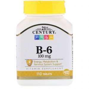 Comprar 21st century, vitamina b-6, 100 mg, 110 comprimidos preço no brasil vitamina b vitaminas e minerais suplemento importado loja 253 online promoção -