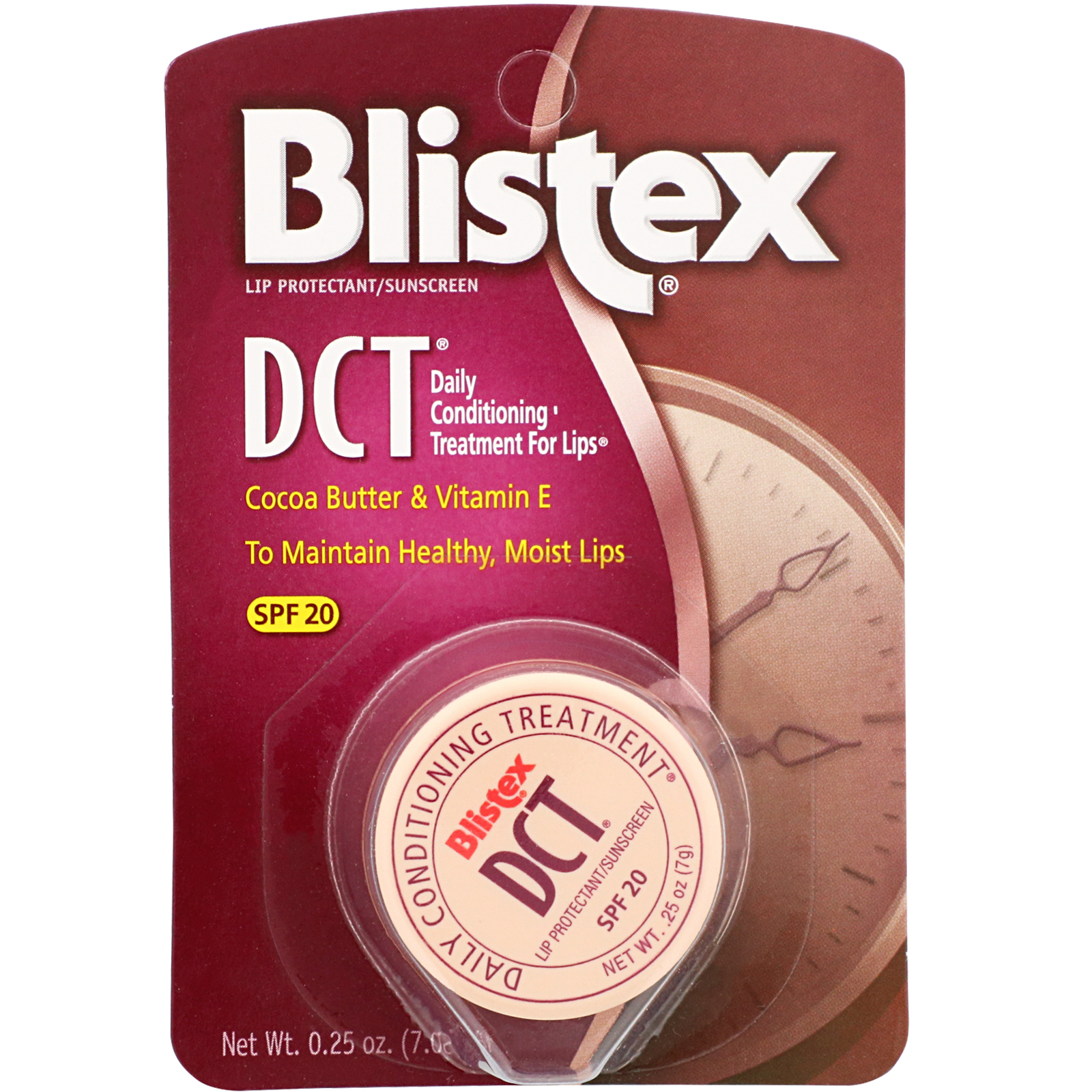 Blistex, DCT (Tratamento de Condicionamento Diário) para Lábios, FPS 20, 0,25 oz (7,08 g) - Imagem 2