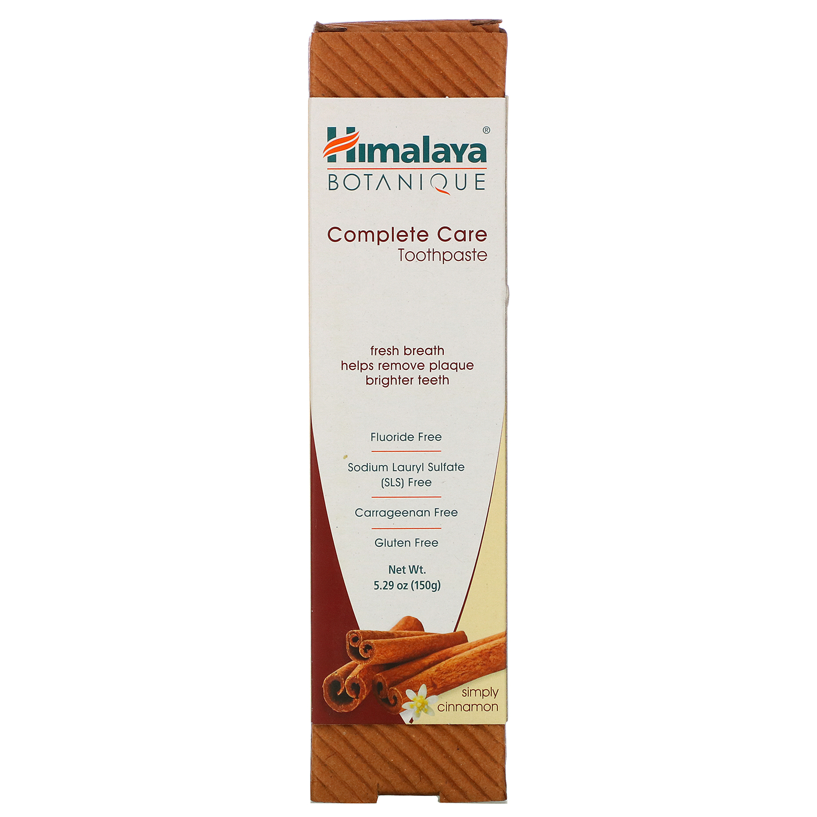 Himalaya, Creme Dental Complete Care, Simply Cinnamon, 5,29 oz. (150 g.) - Imagem 2
