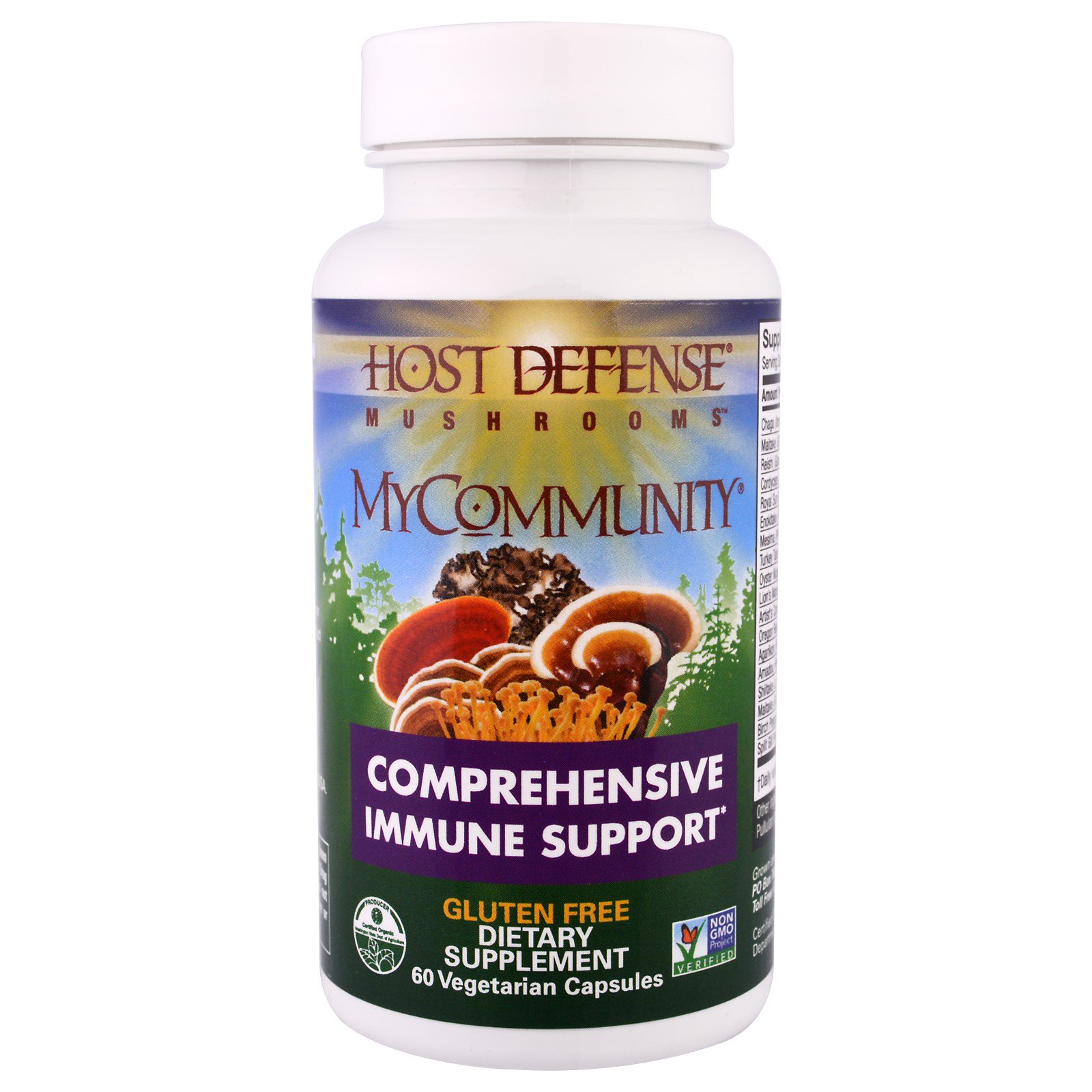 Fungi Perfecti, MyCommunity, 60 Cápsulas Vegetarianas - Imagem 3