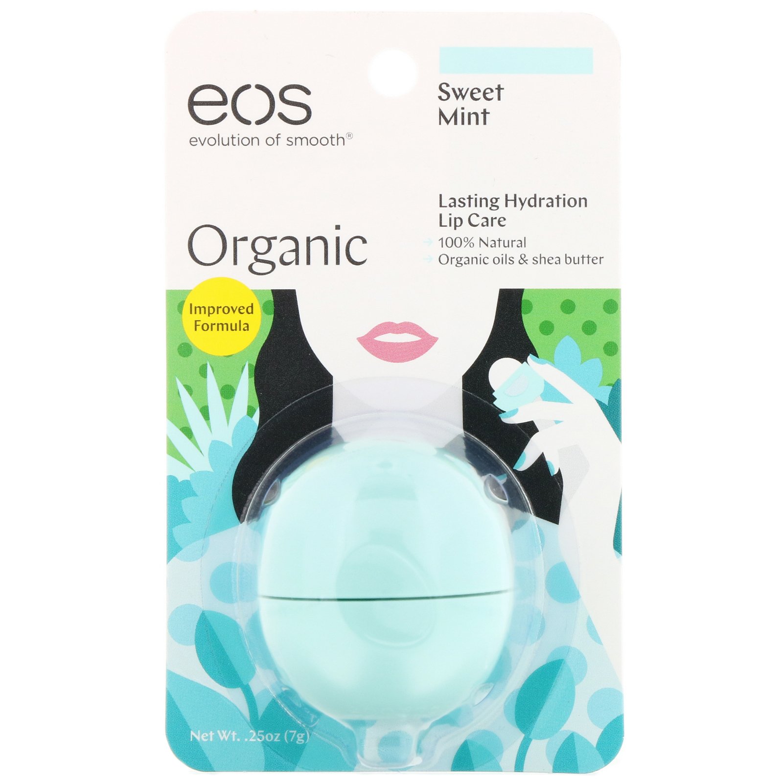 EOS, Bálsamo Labial, Hortelã Doce, 7 g (0,25 oz) - Imagem 2