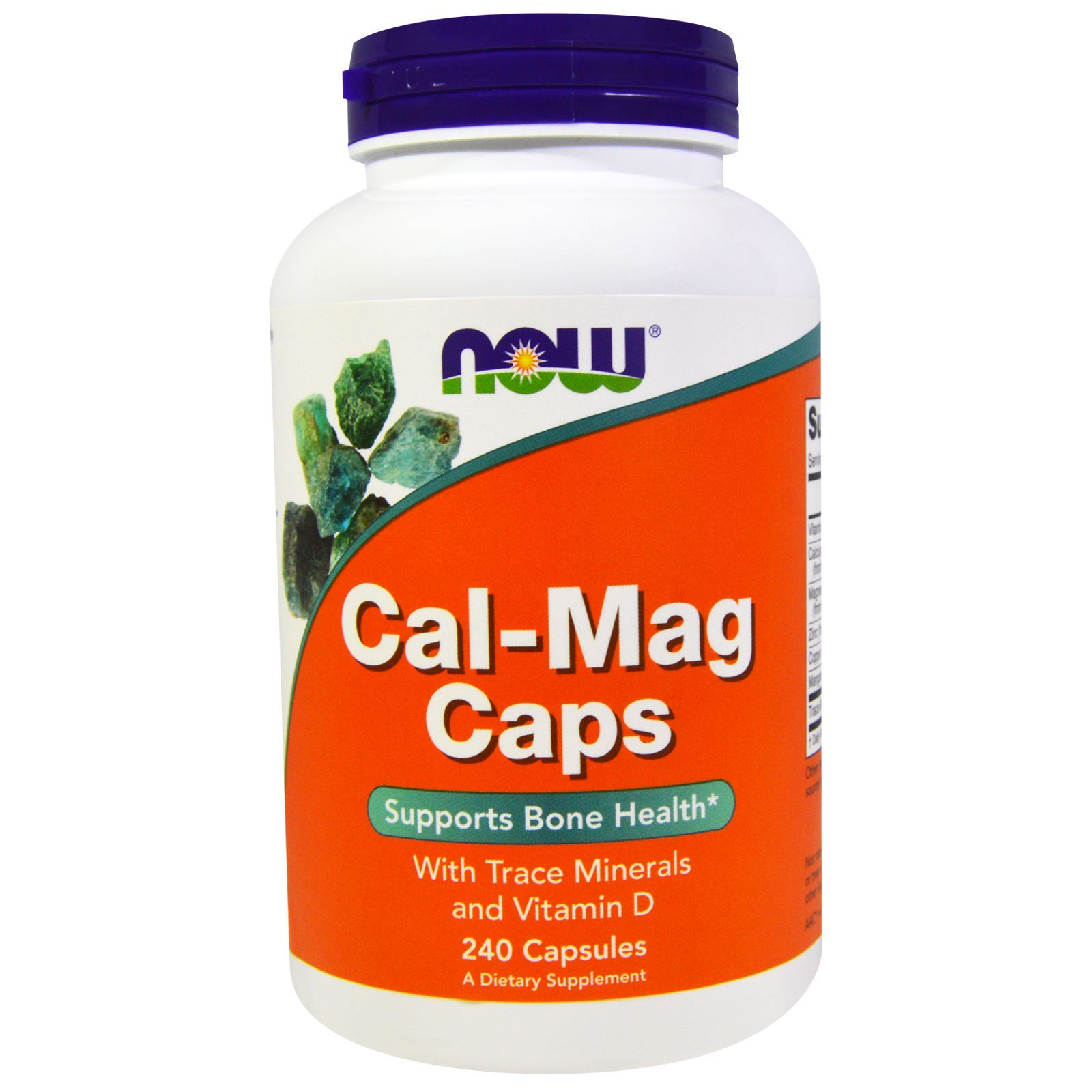 Now Foods, Cal-Mag Caps, 240 Cápsulas