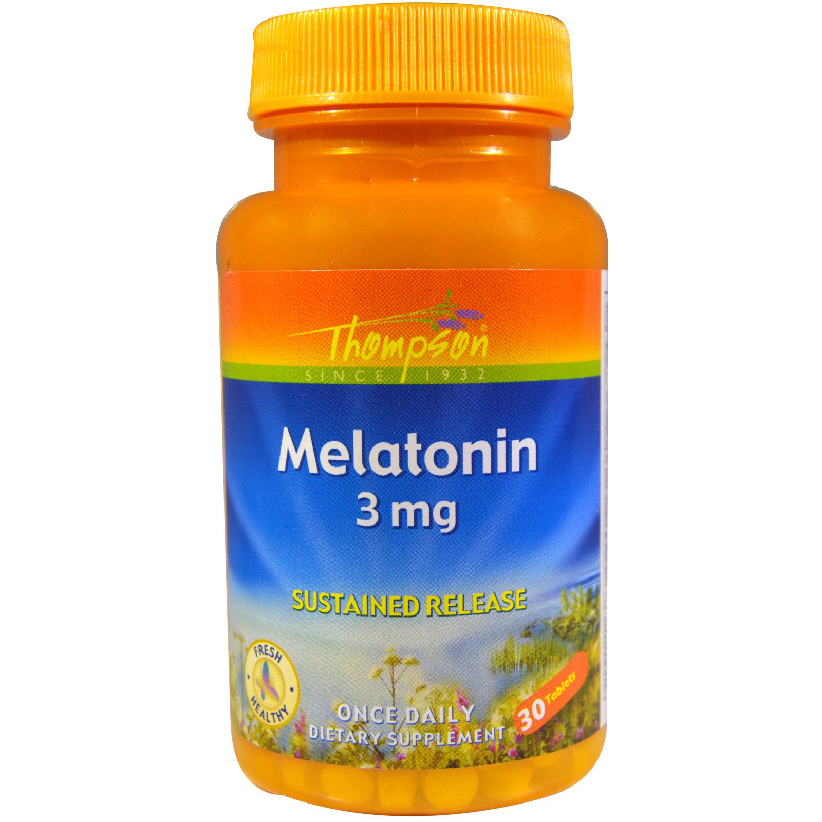 Thompson, Melatonina, 3 mg, 30 Comprimidos