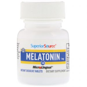 Comprar superior source, melatonina, 1 mg, 100 comprimidos microlingual instantâneos dissolvível preço no brasil melatonina sedativos tópicos de saúde suplemento importado loja 213 online promoção -
