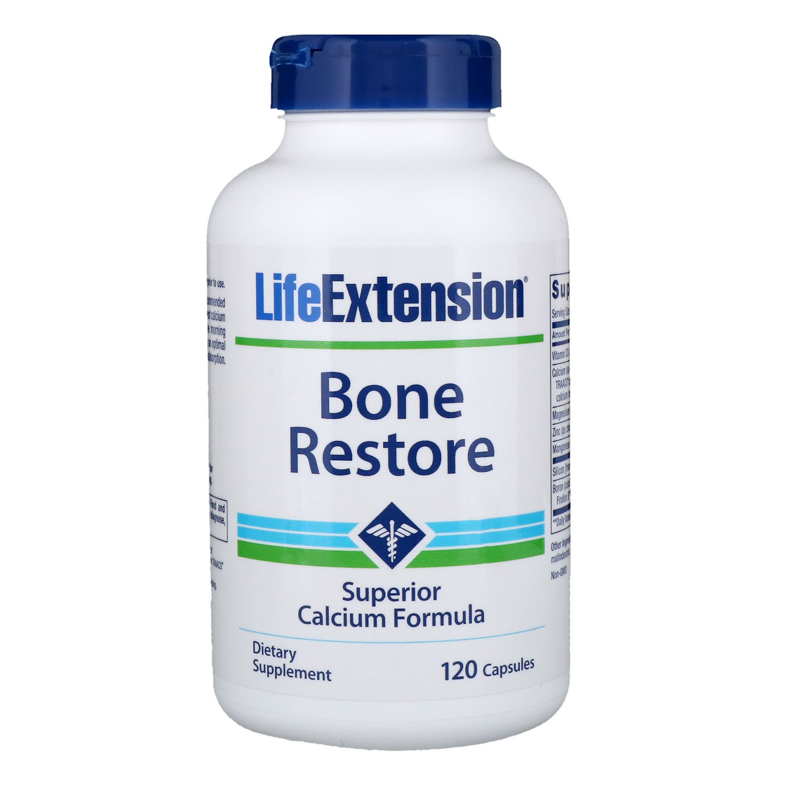 Life Extension, Restauração dos Ossos, 120 Cápsulas