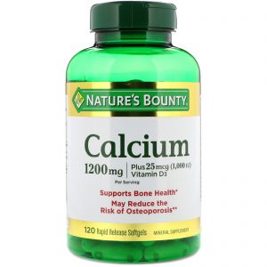 Comprar nature's bounty, calcium plus vitamin d3, 1,200 mg, 120 rapid release softgels preço no brasil cálcio osso tópicos de saúde suplemento importado loja 219 online promoção -