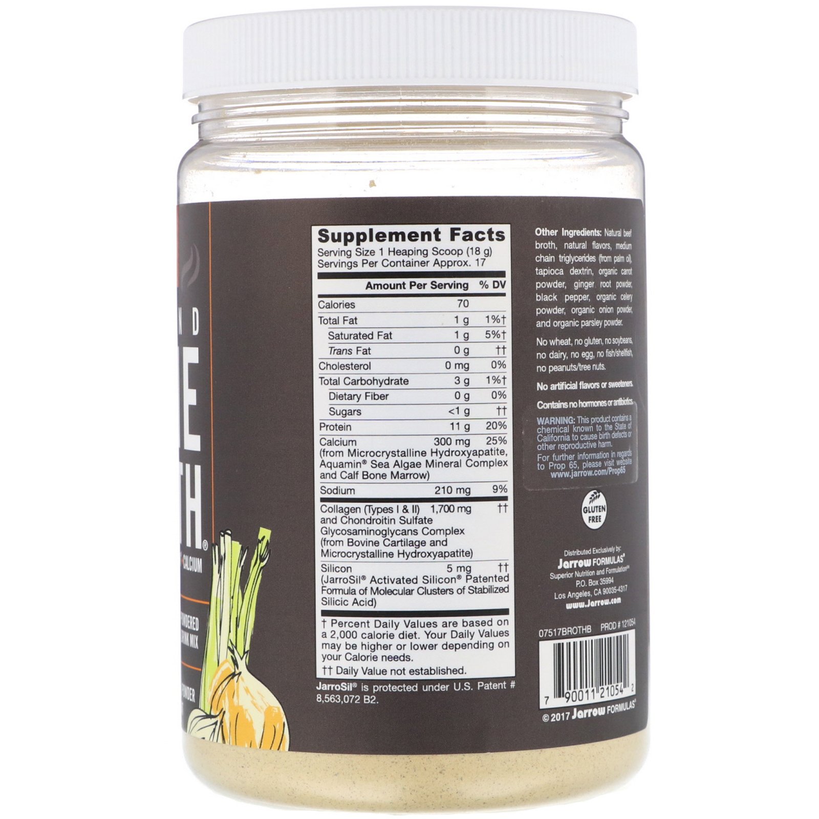 Jarrow Formulas, Além de Caldo de Osso, Sabor Carne, 306 g - Imagem 2