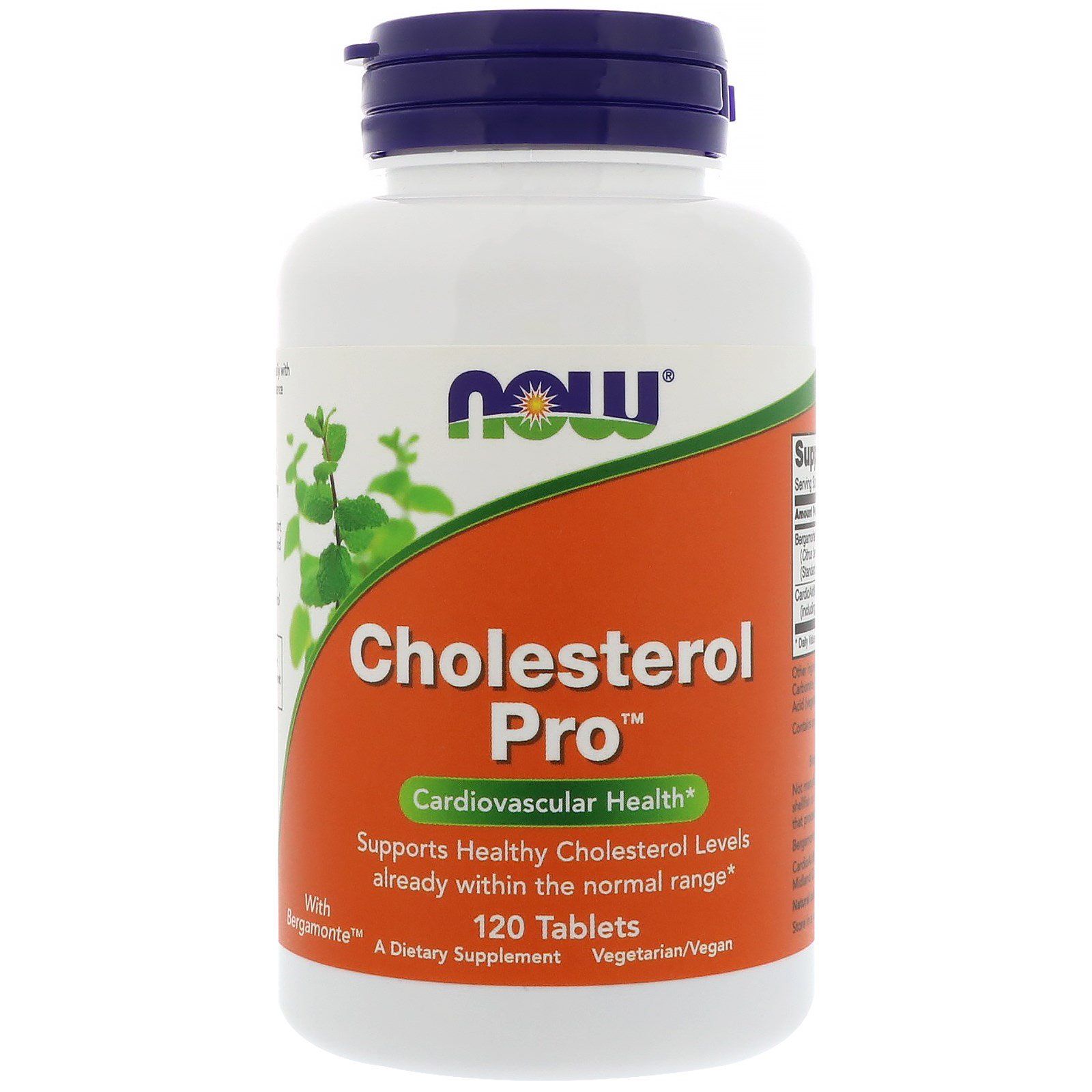 Now Foods, Cholesterol Pro, 120 Comprimidos