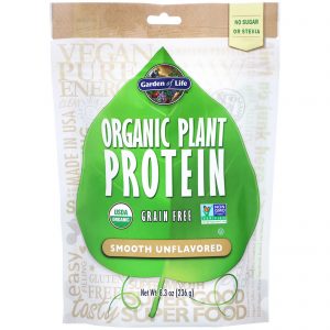 Comprar garden of life, organic plant protein, smooth unflavored, 8. 3 oz (236 g) preço no brasil alimentos protéicos proteína suplementos de musculação suplemento importado loja 85 online promoção -