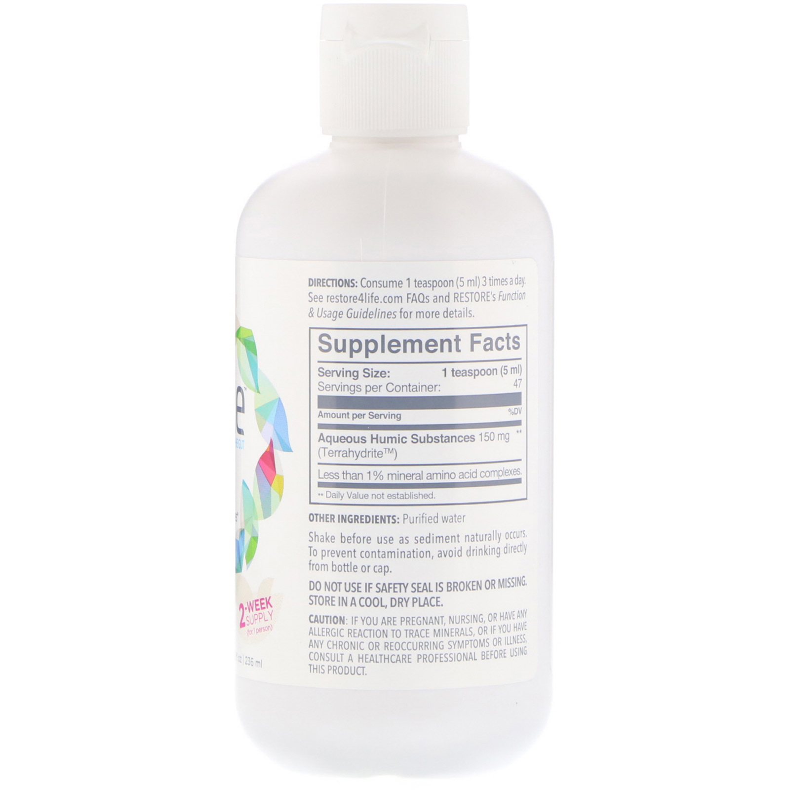 Restore, Suplemento Mineral para a Saúde Intestinal, 237ml (8 fl oz) - Imagem 2
