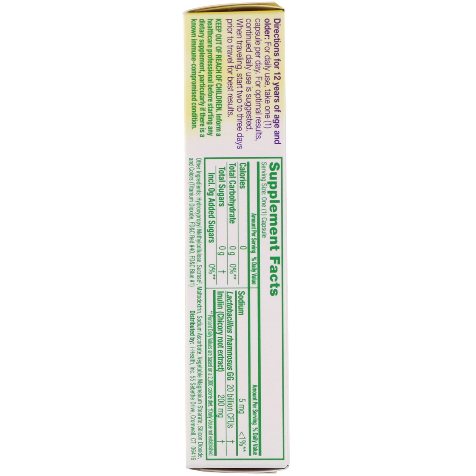 Culturelle, Probióticos, Saúde Digestiva, Força Extra, 20 Cápsulas Vegetais Uma Vez ao Dia - Imagem 2