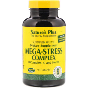 Nature's Plus, Complexo Mega-Stress, 90 Comprimidos
