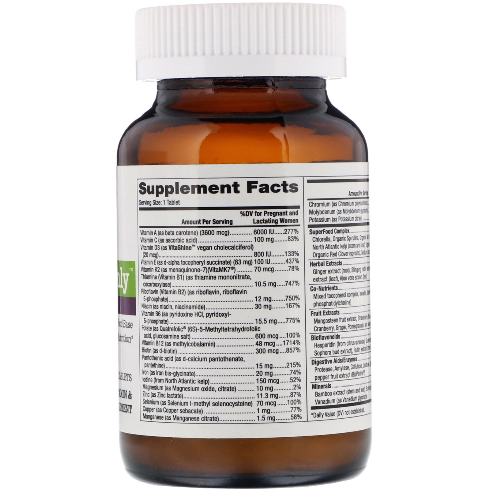 Pure Essence, One 'n' Only PreNatal, Multivitamin & Mineral, 30 Tablets - Imagem 2