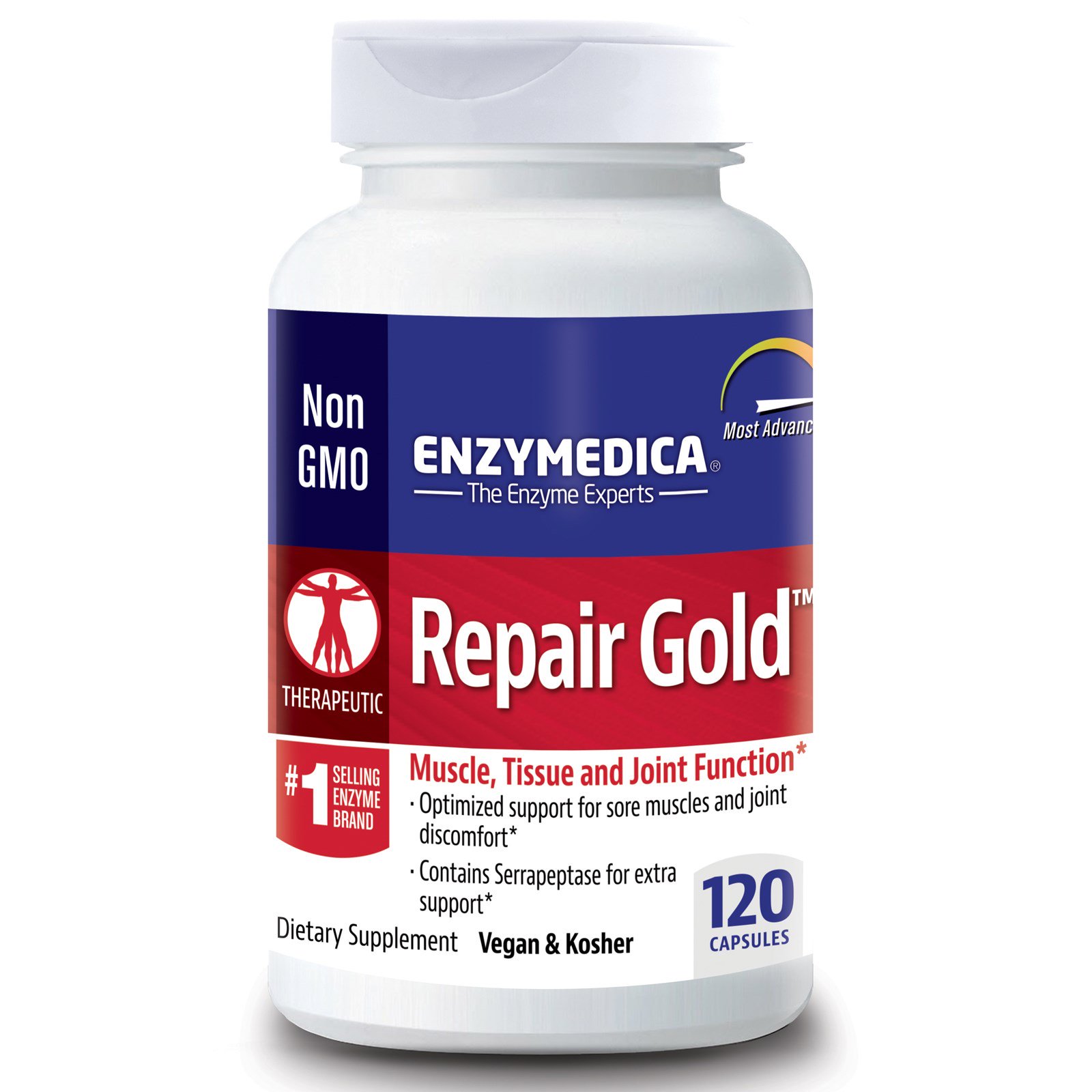 Enzymedica, Repair Gold, 120 Cápsulas