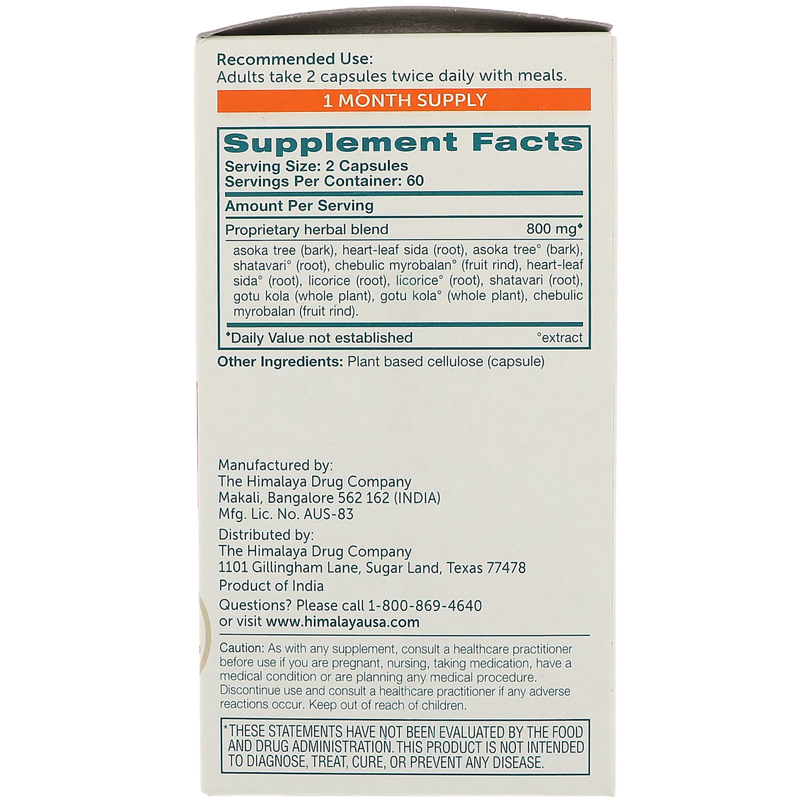 Himalaya, MenoCare, 120 Cápsulas Vegetarianas - Imagem 2