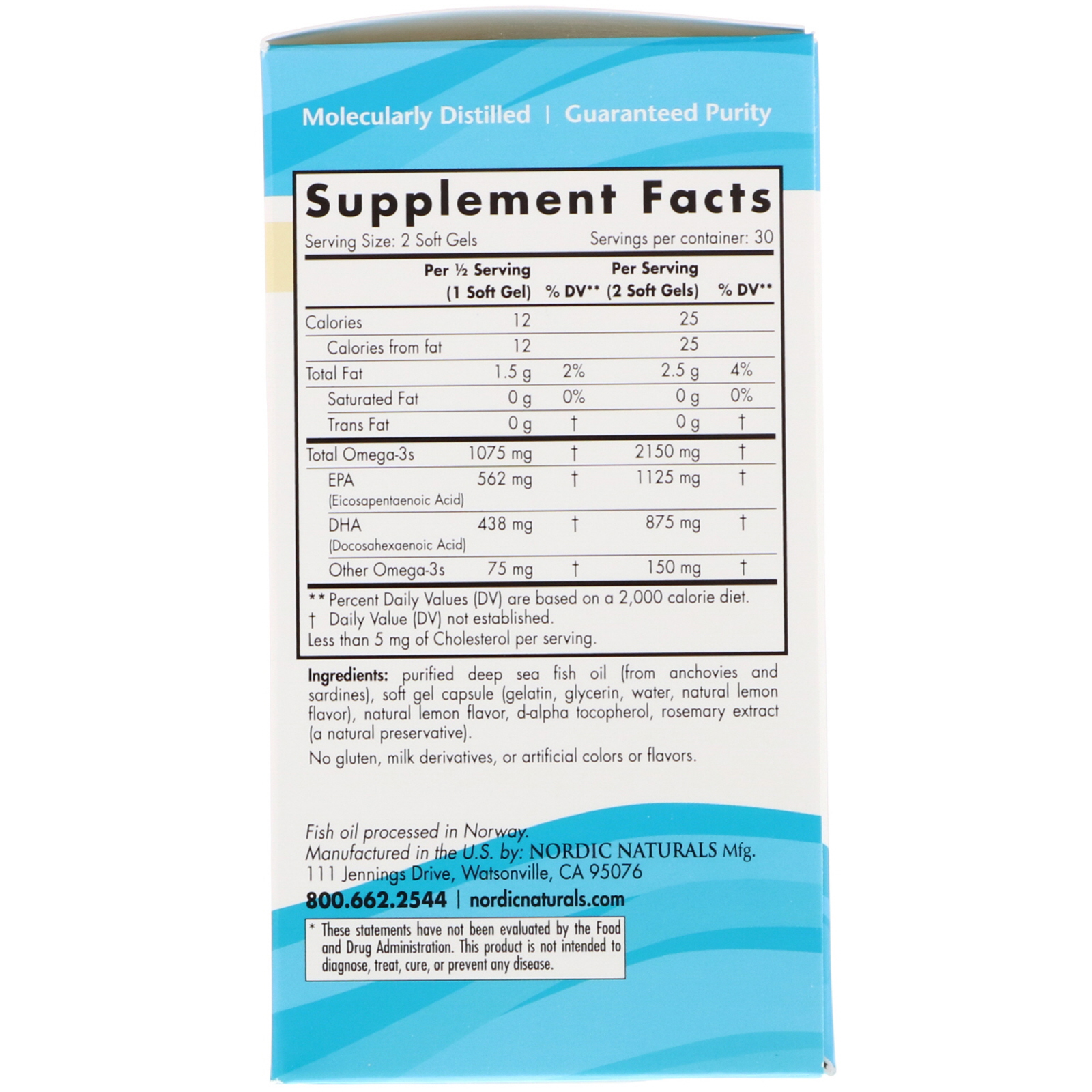 Nordic Naturals, Ultimate Omega 2X, Limão, 60 Cápsulas Gelatinosas - Imagem 2