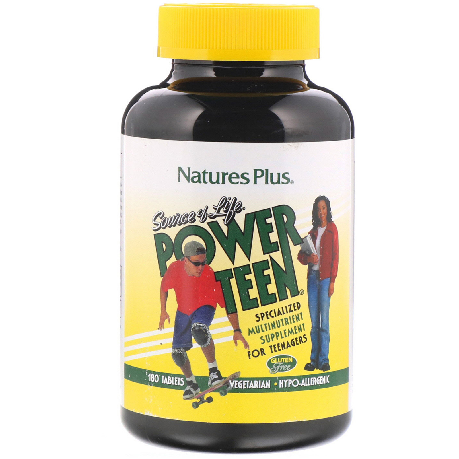 Nature's Plus, Fonte da Vida, Força Adolescente, 180 Comprimidos