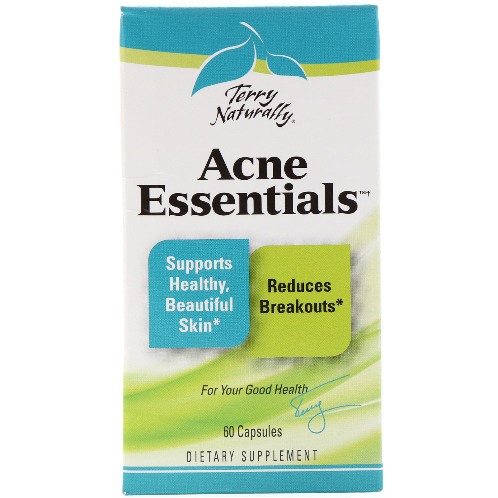 EuroPharma, Terry Naturally, Acne Essentials, 60 Cápsulas