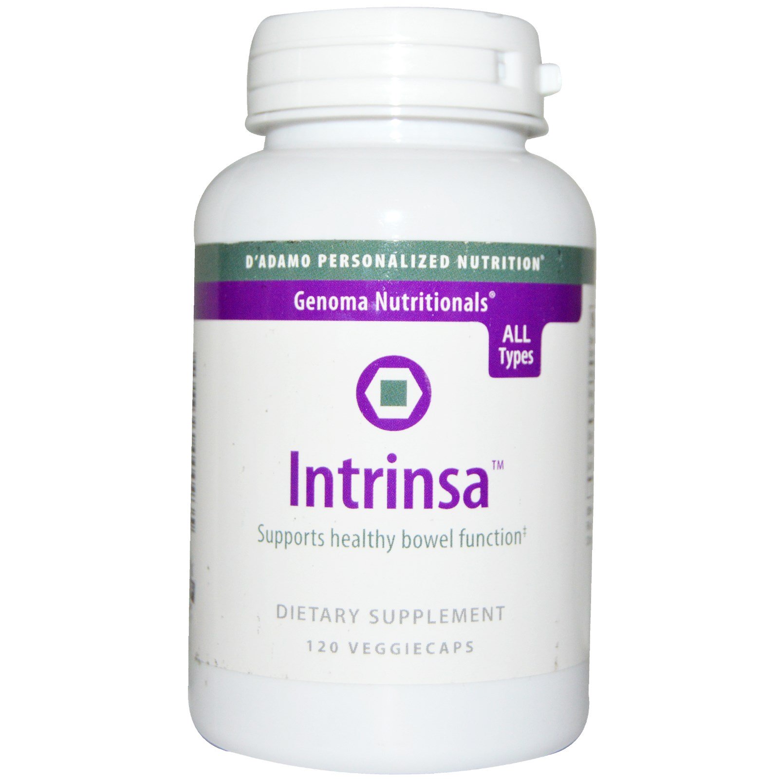 D'adamo, Genomas Nutricionais, Intrinsa, 120 Cápsulas Vegetais