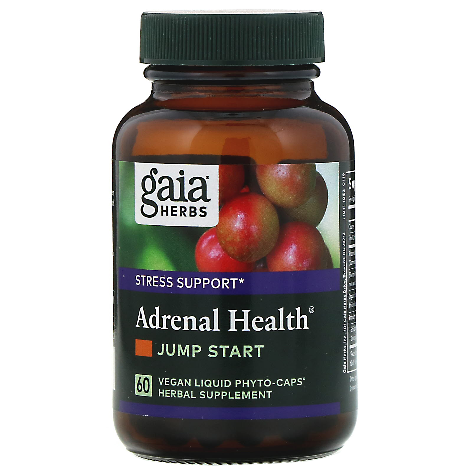 Gaia Herbs, Adrenal Health, Jump Start, 60 Fitocápsulas Líquidas Veganas - Imagem 3