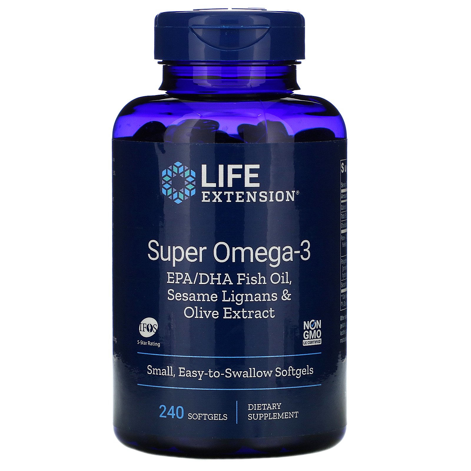 Life Extension, Omega Foundations, Super Omega-3, 240 Cápsulas Softgel