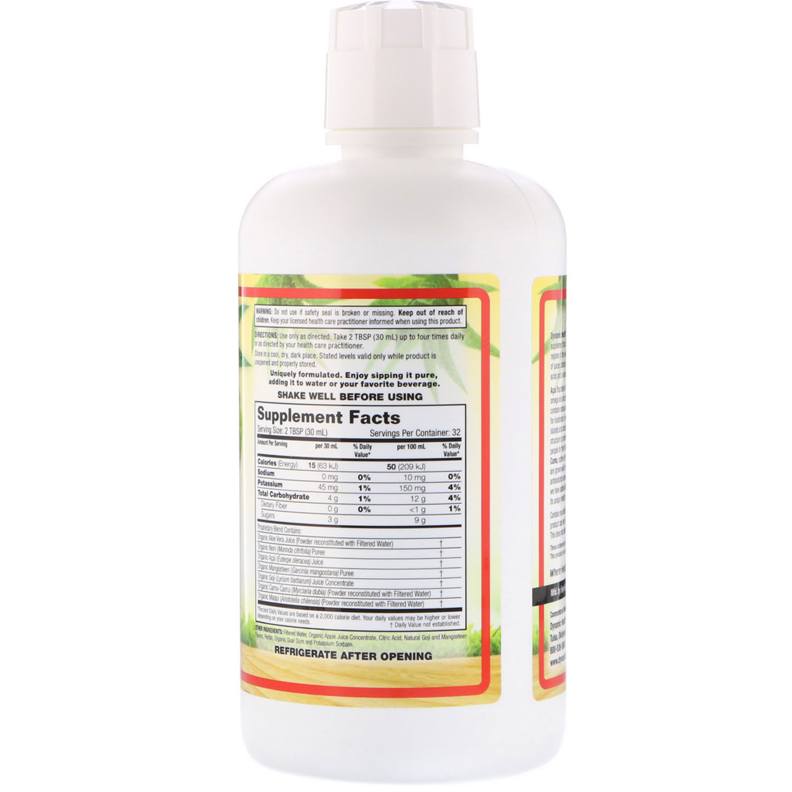 Dynamic Health Laboratories, Mistura saudável, 32 fl oz (946 ml) - Imagem 2