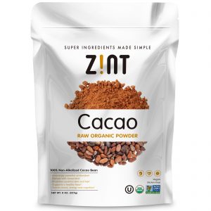 Comprar zint, cacao raw organic powder, 8 oz (227 g) preço no brasil alimentos & lanches cacau suplemento importado loja 203 online promoção -