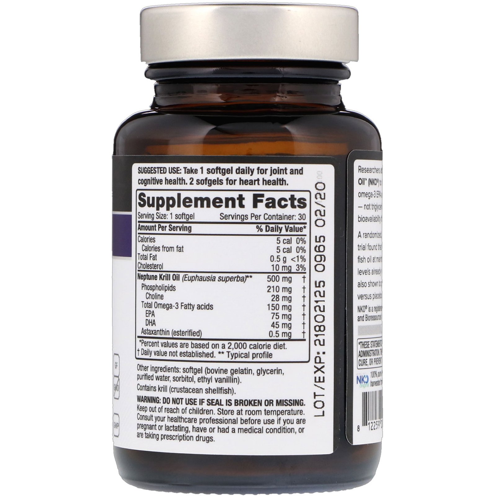 Quality of Life Labs, Óleo de Krill Netuno, Essential Nutrients, 500 mg, 30 Cápsulas Gelatinosas - Imagem 2