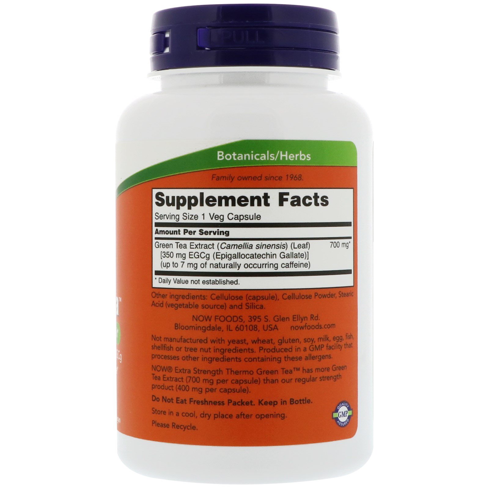 Now Foods, Thermo Chá Verde, 90 Cápsulas Vegetais - Imagem 2