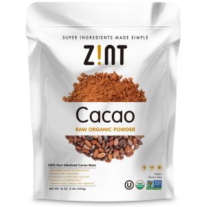 Comprar zint, raw organic cacao powder, 16 oz (454 g) preço no brasil alimentos & lanches cacau suplemento importado loja 109 online promoção -