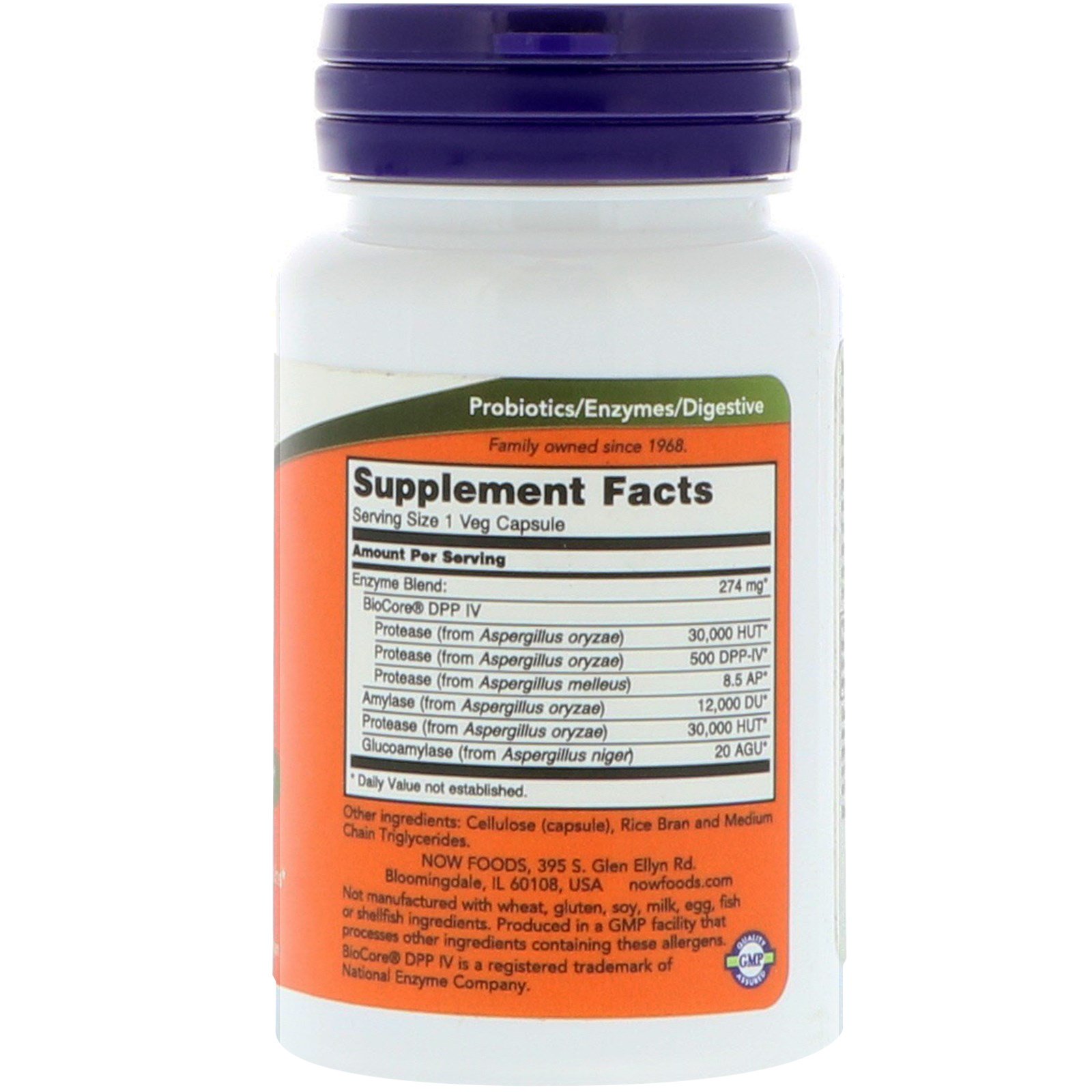 Now Foods, Gluten Digest, 60 Cápsulas Vegetais - Imagem 2