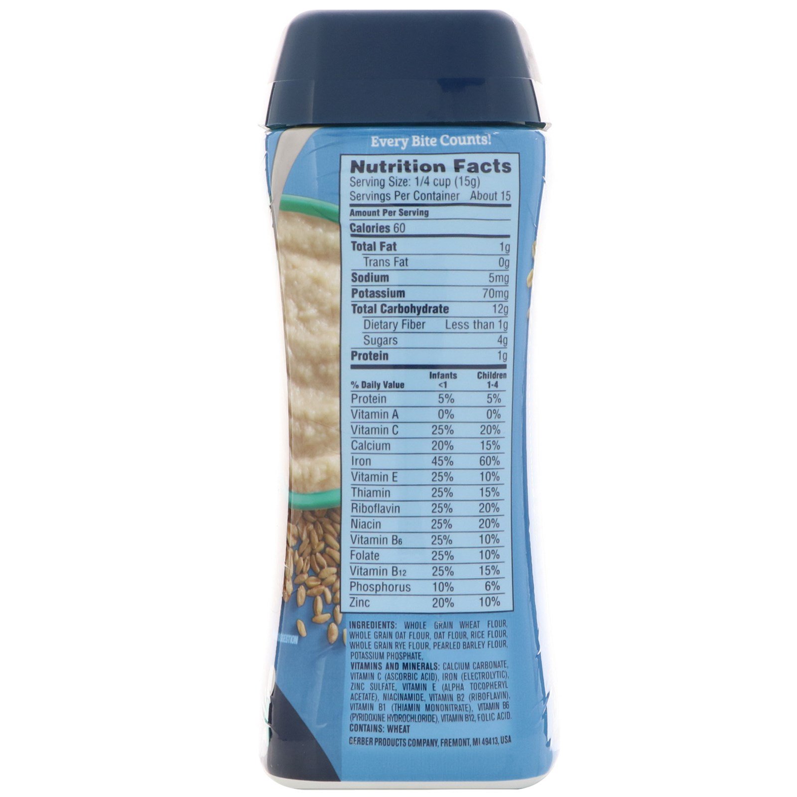 Gerber, Cereais Multigrãos, 8 oz (227 g) - Imagem 2