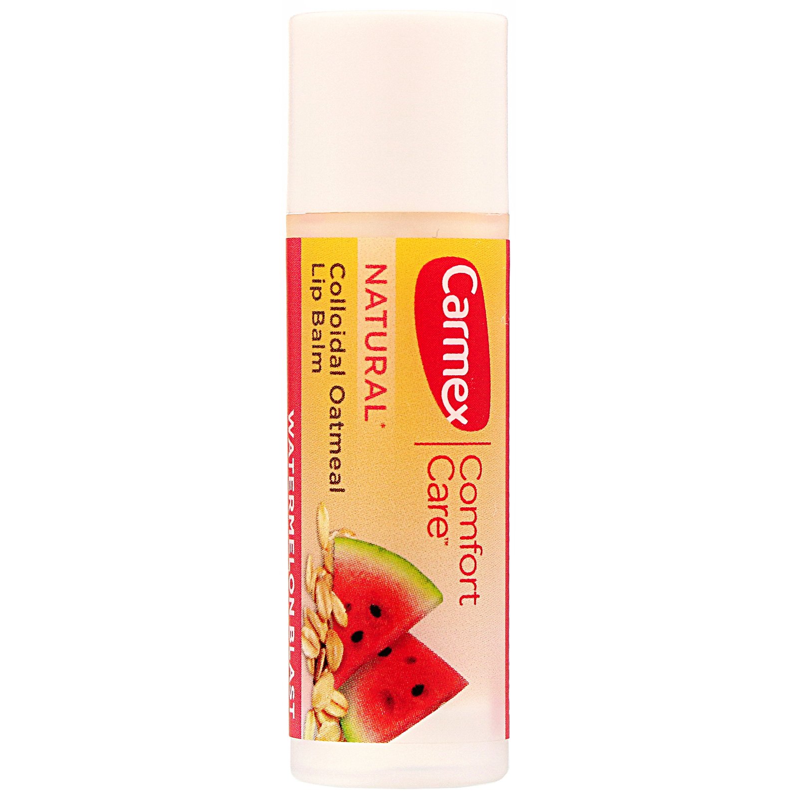 Carmex, Comfort Care, Bálsamo Labial de Aveia Coloidal, Explosão de Melancia, 4,25 g (0,15 oz)